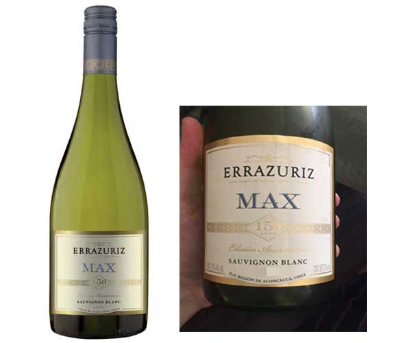 Rượu vang trắng Errazuriz Max Reserva 