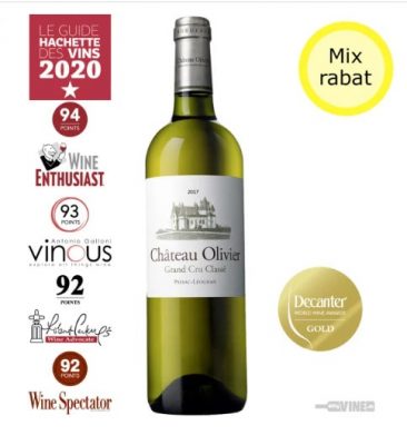 Rượu vang trắng Chateau Olivier, Grand Cru Classe
