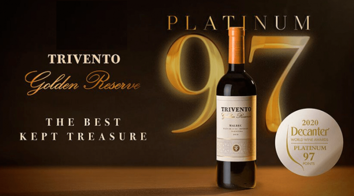 Rượu vang Argentina Trivento Golden Reserve Malbec 